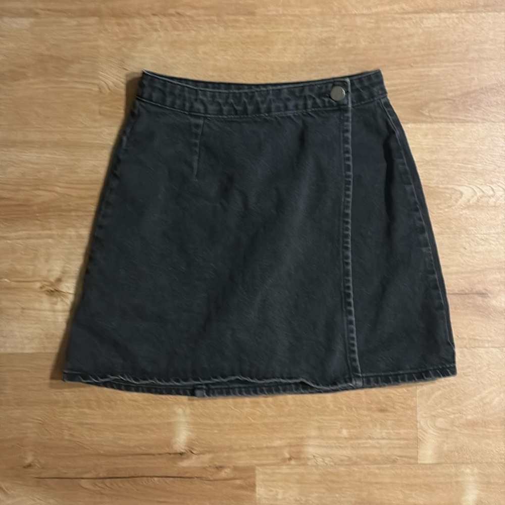 ASOS Black Denim mini skirt